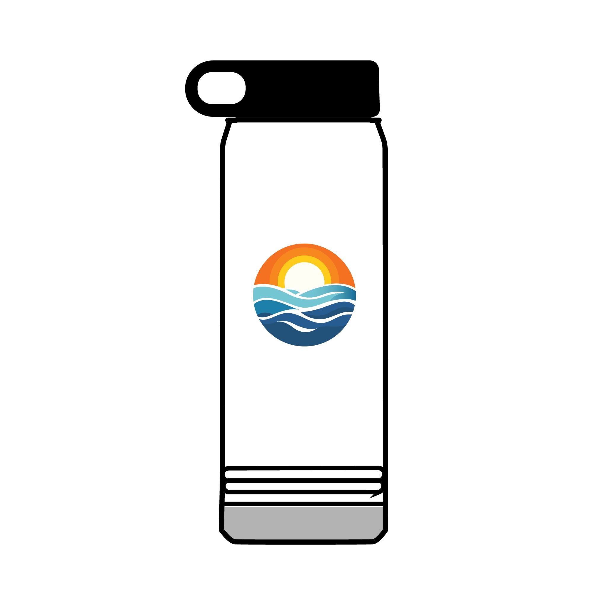 Premium Polar Camel water bottle, stainless steel
32oz capacity — all day hydration
Double-wall vacuum insulated
Keeps drinks cold 24 hours, hot 12 hours
Circle Crest front graphic
Wake and Lake Wordmark back graphic
Wide mouth opening
Classic white finish
