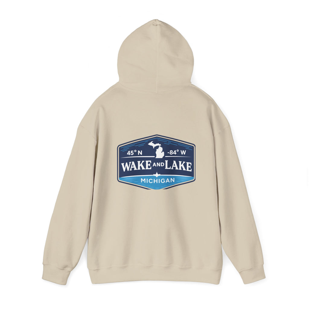 Wake and Lake Michigan Shield Hoodie