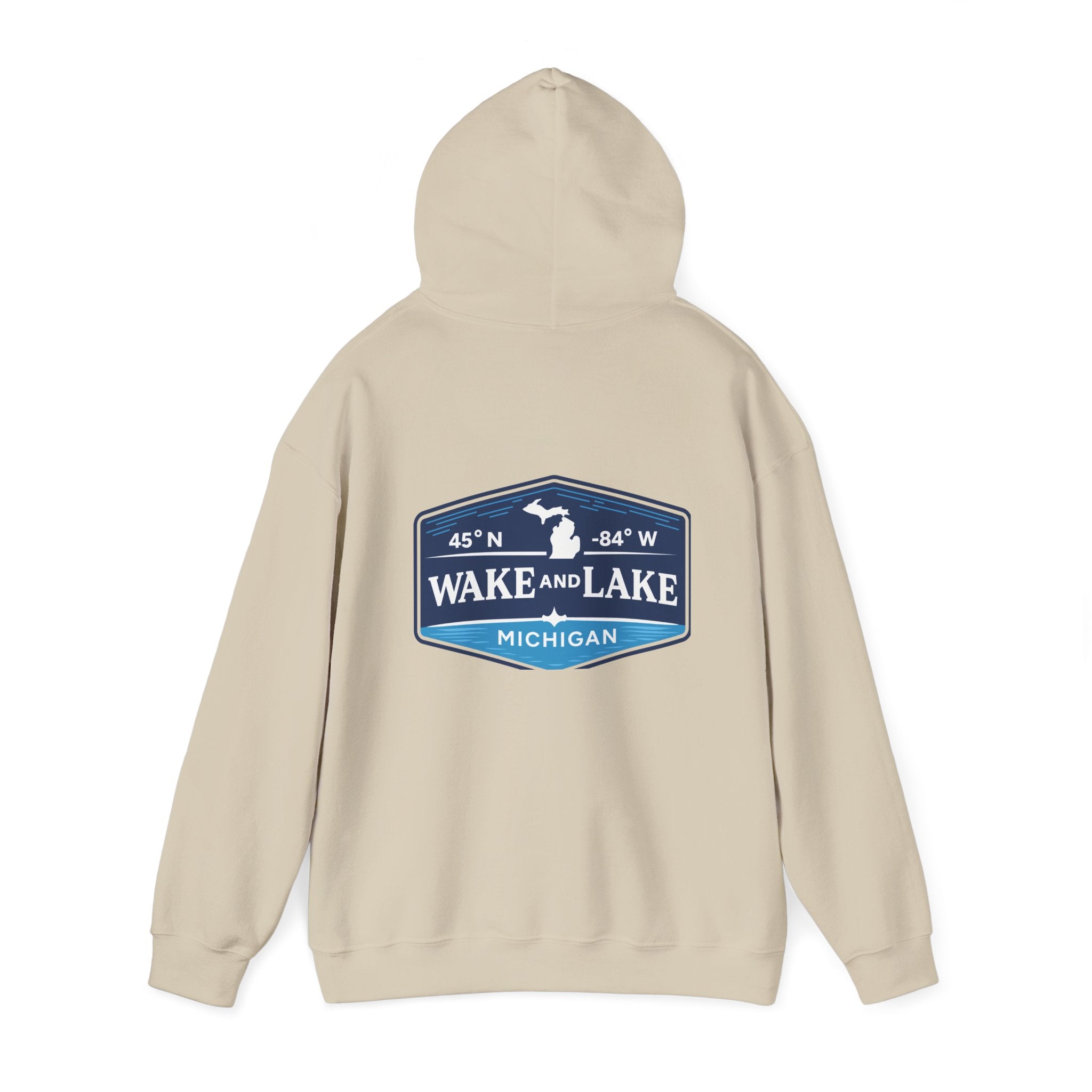 Wake and Lake Michigan Shield Hoodie