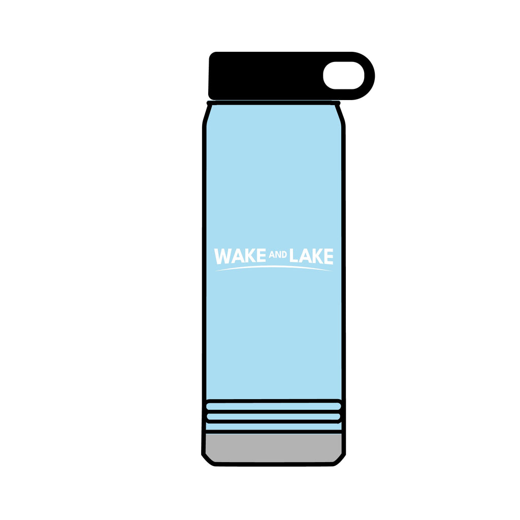 Premium Polar Camel water bottle, stainless steel
32oz capacity — all day hydration
Double-wall vacuum insulated
Keeps drinks cold 24 hours, hot 12 hours
Circle Crest front graphic
Wake and Lake Wordmark back graphic
Wide mouth opening
Light blue