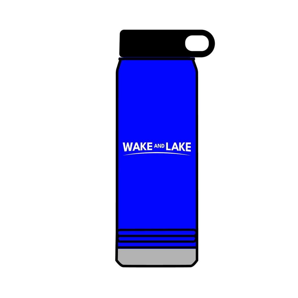 Premium Polar Camel water bottle, stainless steel
32oz capacity — all day hydration
Double-wall vacuum insulated
Keeps drinks cold 24 hours, hot 12 hours
Circle Crest front graphic
Wake and Lake Wordmark back graphic
Wide mouth opening
Royal Blue