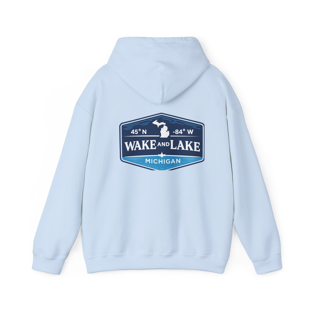 Wake and Lake Michigan Shield Hoodie