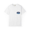 Wake and Lake Michigan Shield Tee worn on a Great Lakes dock
Bold Michigan crest graphic t-shirt for lake life
Michigan boating shirt with Wake and Lake shield logo
Unisex cotton tee with Michigan state pride lake graphic
