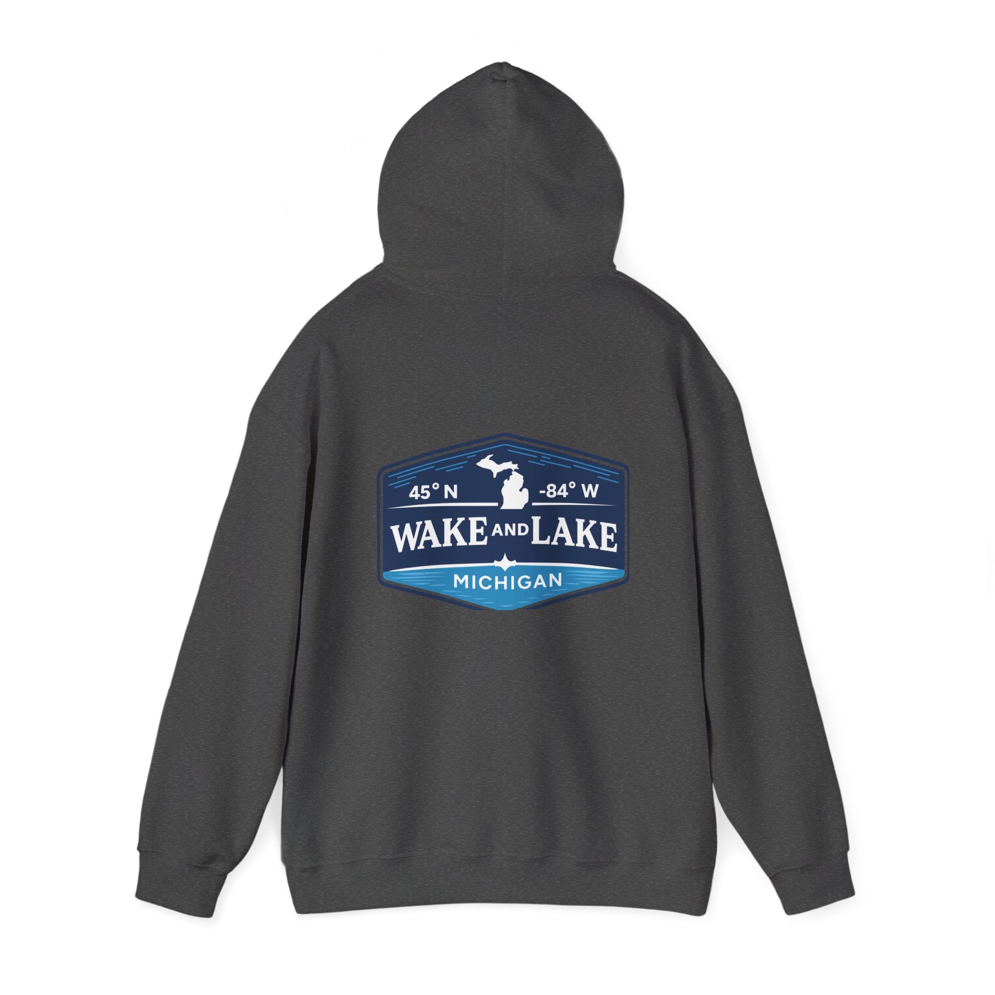 Wake and Lake Michigan Shield Hoodie