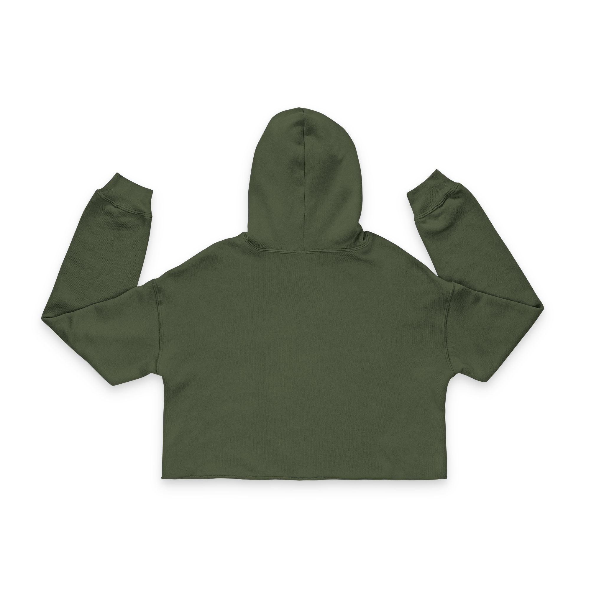 Wake and Lake Michigan Shield Women's Cropped Hoodie