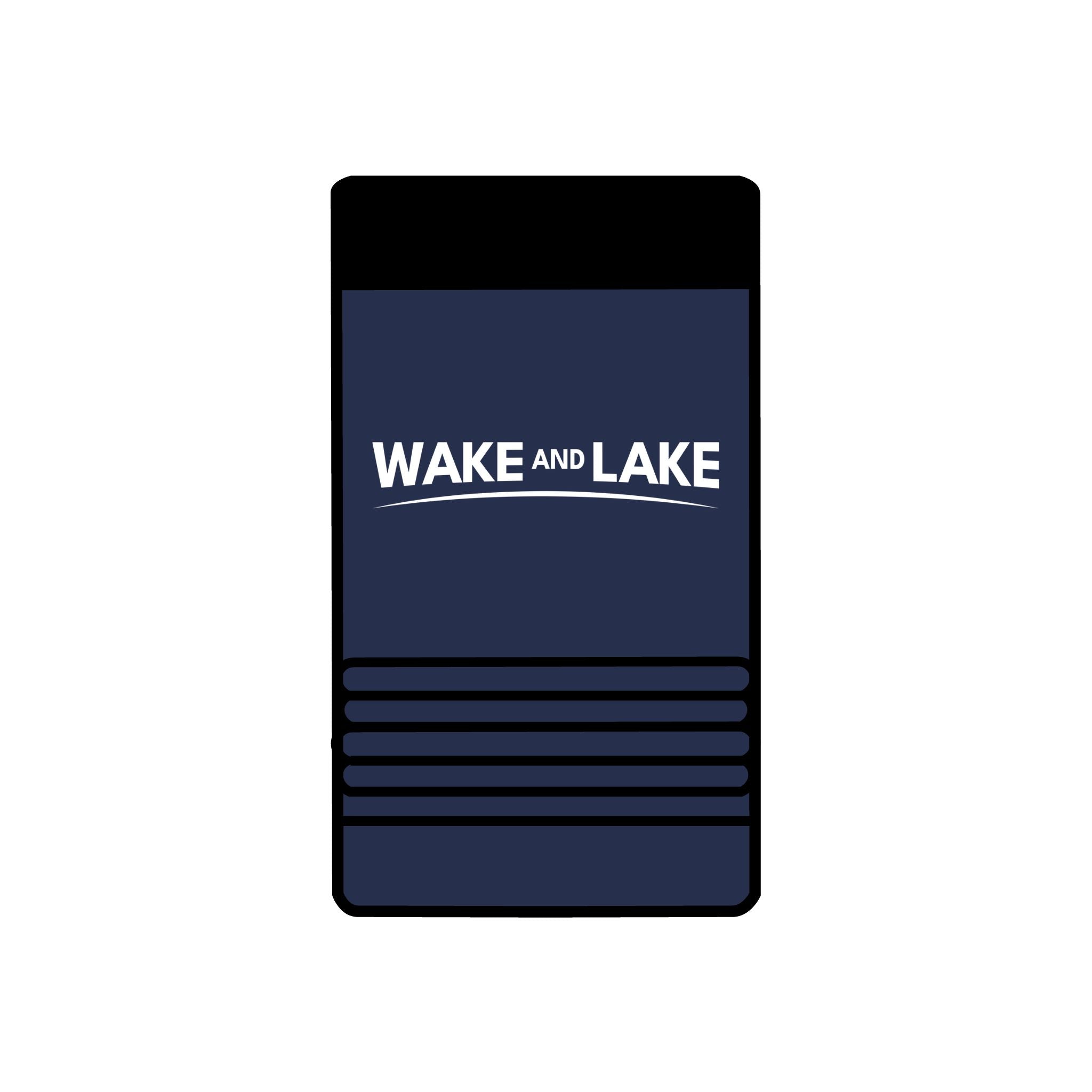 Wake and Lake Circle Crest Beverage Holder, Black; Premium Polar Camel stainless steel construction
Double-wall vacuum insulated
Fits standard 12oz cans
Spill-resistant lid included
Circle Crest front graphic
WL Monogram back graphic, navy