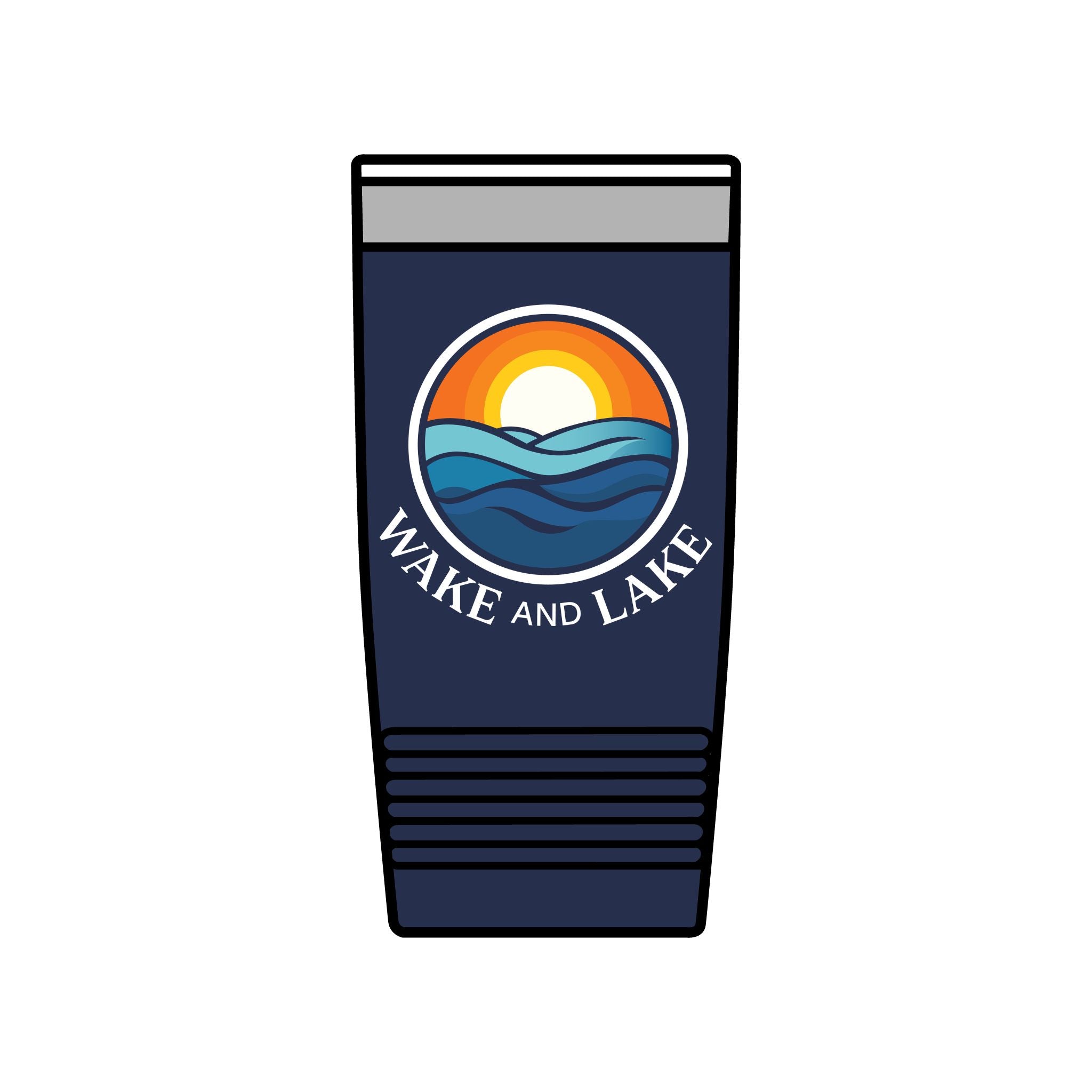 Wake and Lake Life Circle Crest Tumbler 20oz held on a dock railing
Insulated lake life tumbler with circle crest graphic on boat
20oz Wake and Lake drinkware for boating and outdoor days
Double-wall insulated tumbler with circle crest lake branding

