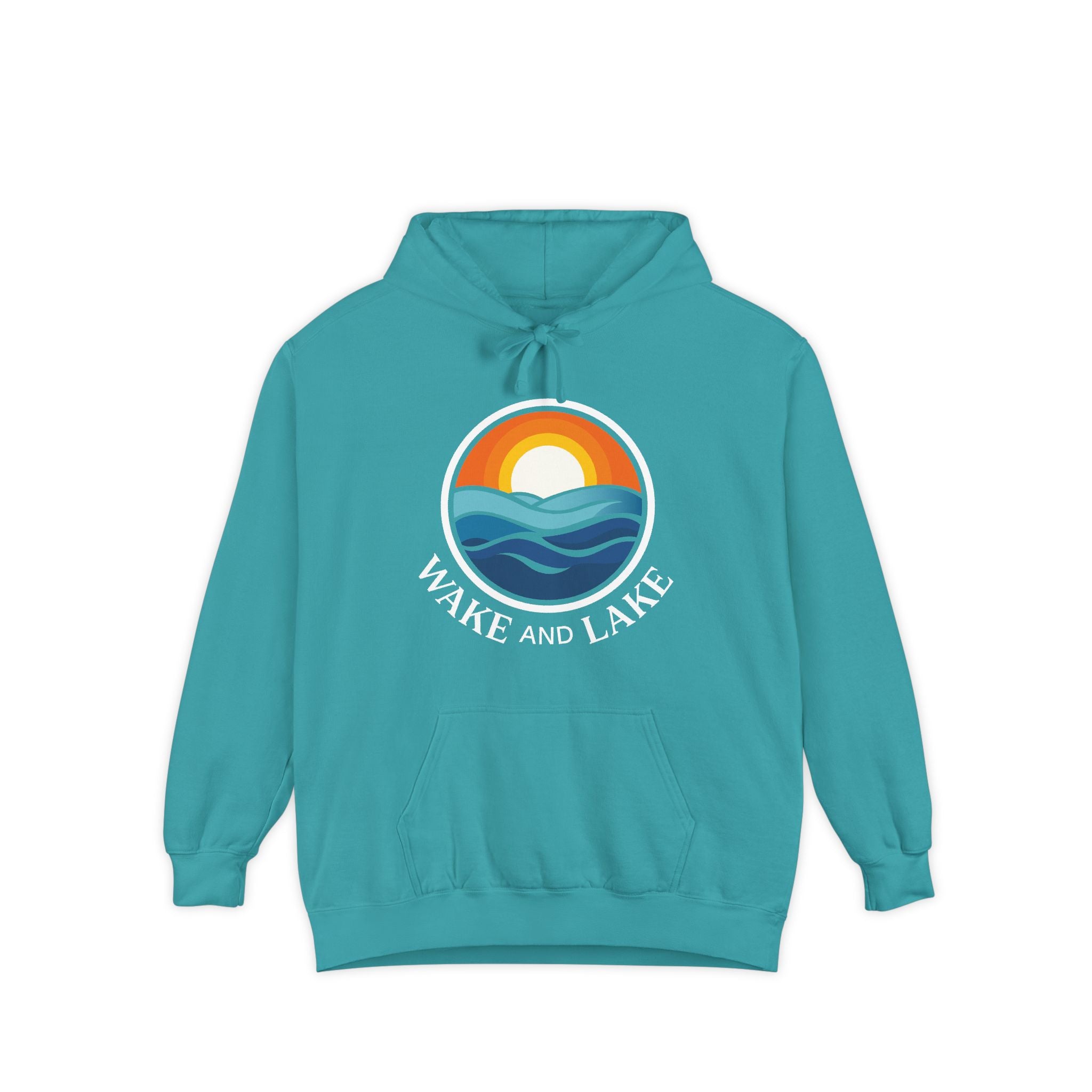 Wake and Lake Life Circle Crest Hoodie