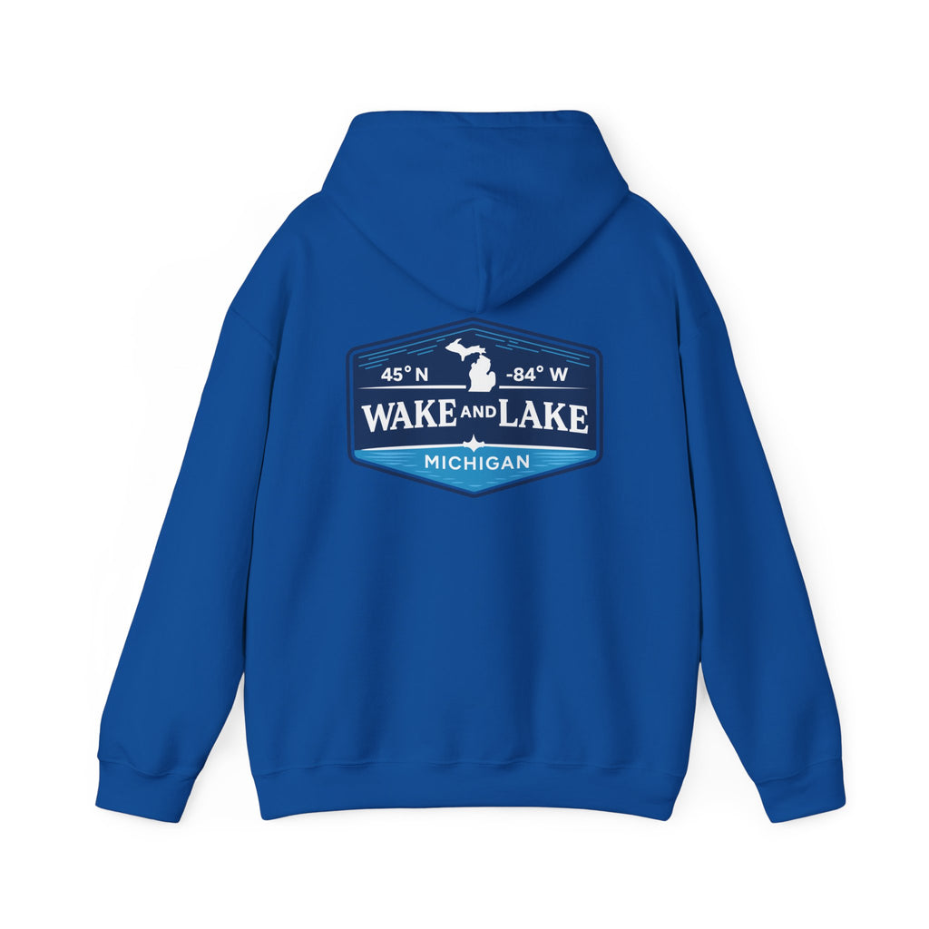 Wake and Lake Michigan Shield Hoodie