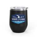 Wake and Lake Michigan Coordinate Badge Wine Tumbler on a sunset dock
Slim 12oz insulated wine tumbler with Michigan coordinate badge
Lake life wine glass tumbler with Michigan Great Lakes branding
Elegant Michigan coordinate badge drinkware gift for lake evenings
