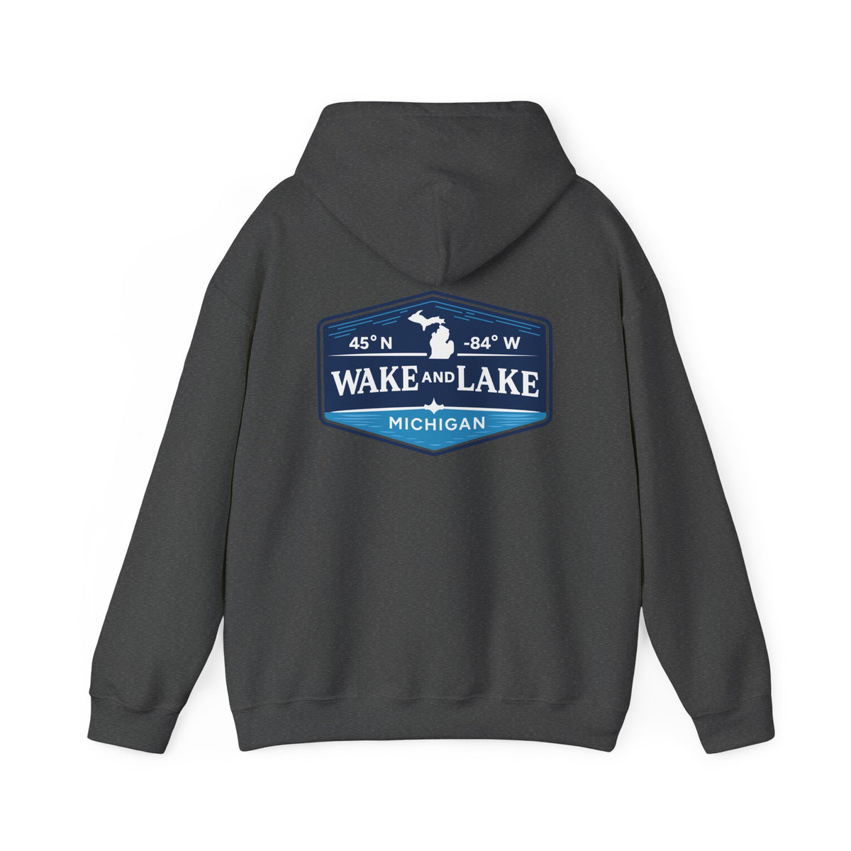 Wake and Lake Michigan Shield Hoodie