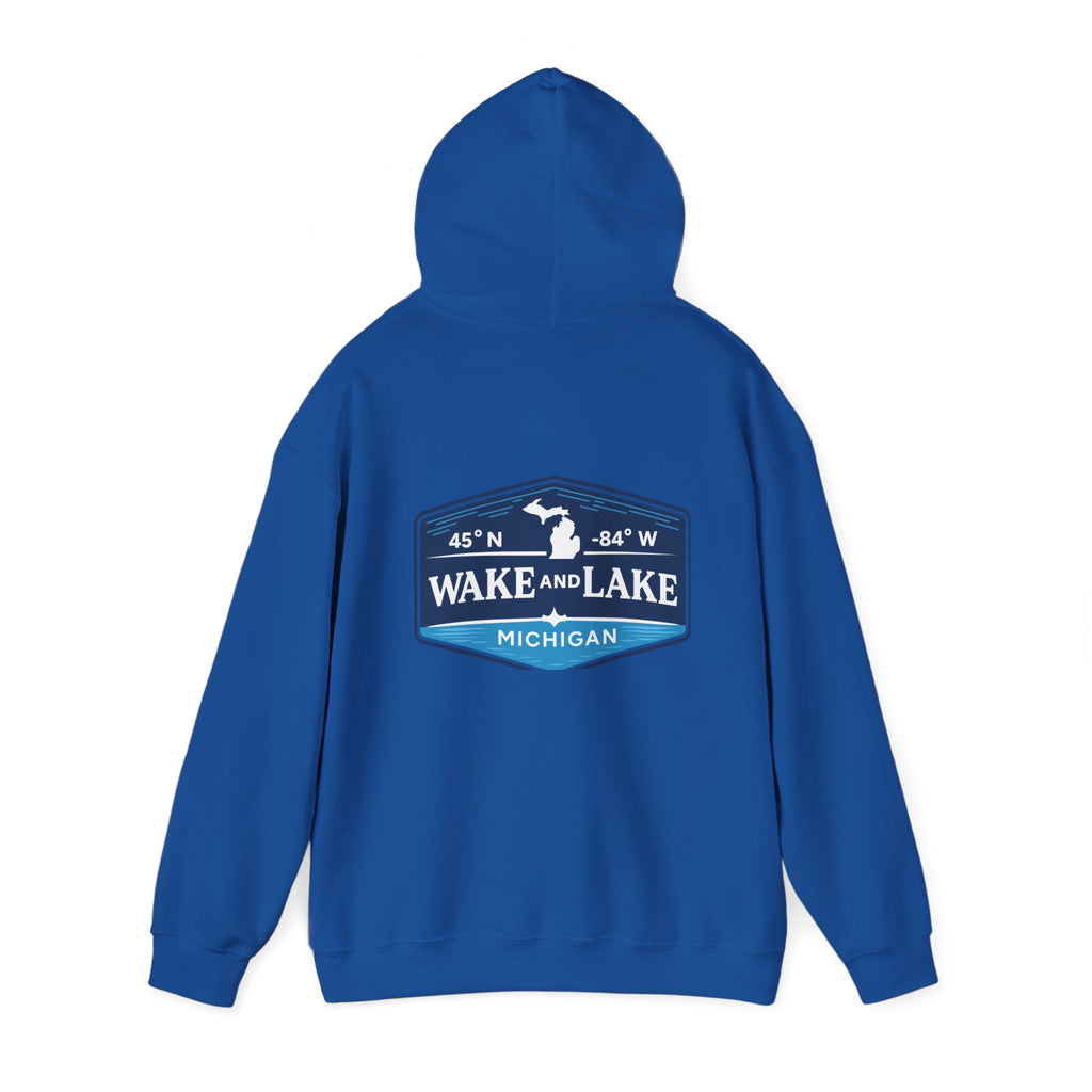 Wake and Lake Michigan Shield Hoodie