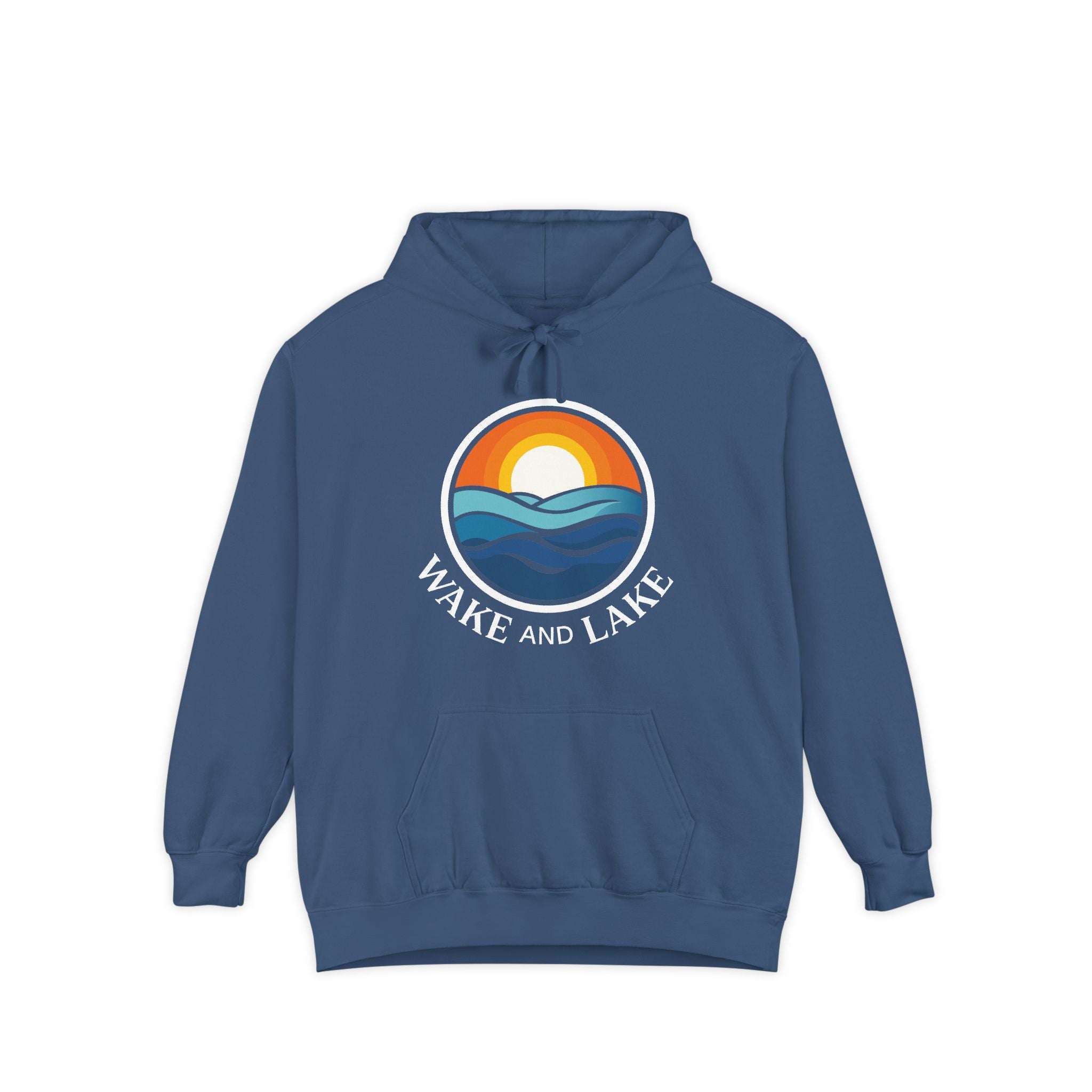 Wake and Lake Life Circle Crest Hoodie
