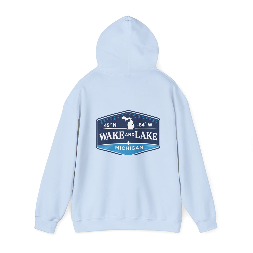 Wake and Lake Michigan Shield Hoodie