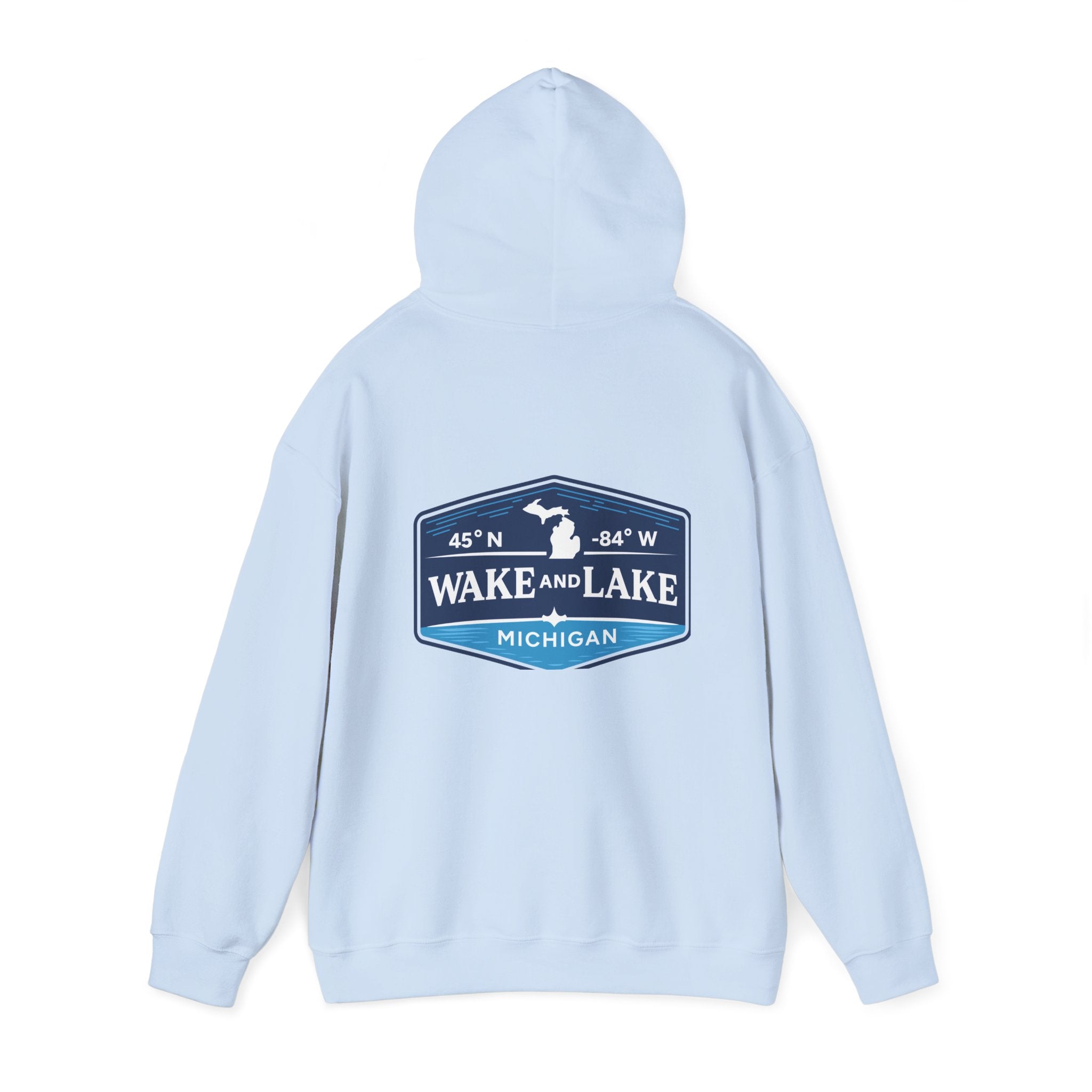 Wake and Lake Michigan Shield Hoodie