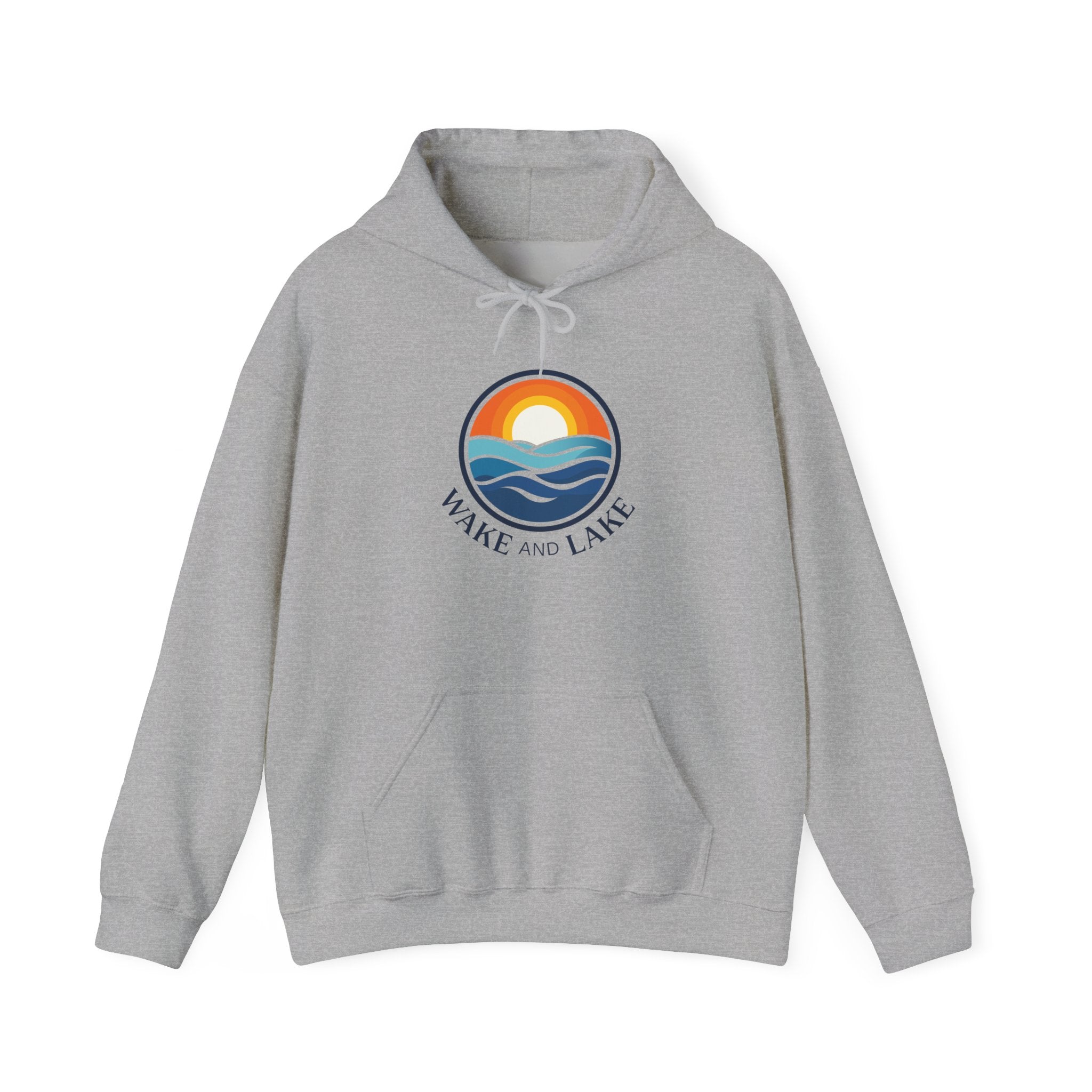 Wake and Lake Life Circle Crest Hoodie worn by a lakeside fire
Midweight lake life sweatshirt with circle crest graphic
Boating hoodie with Wake and Lake circle crest logo
Unisex lake life fleece hoodie with signature crest design
