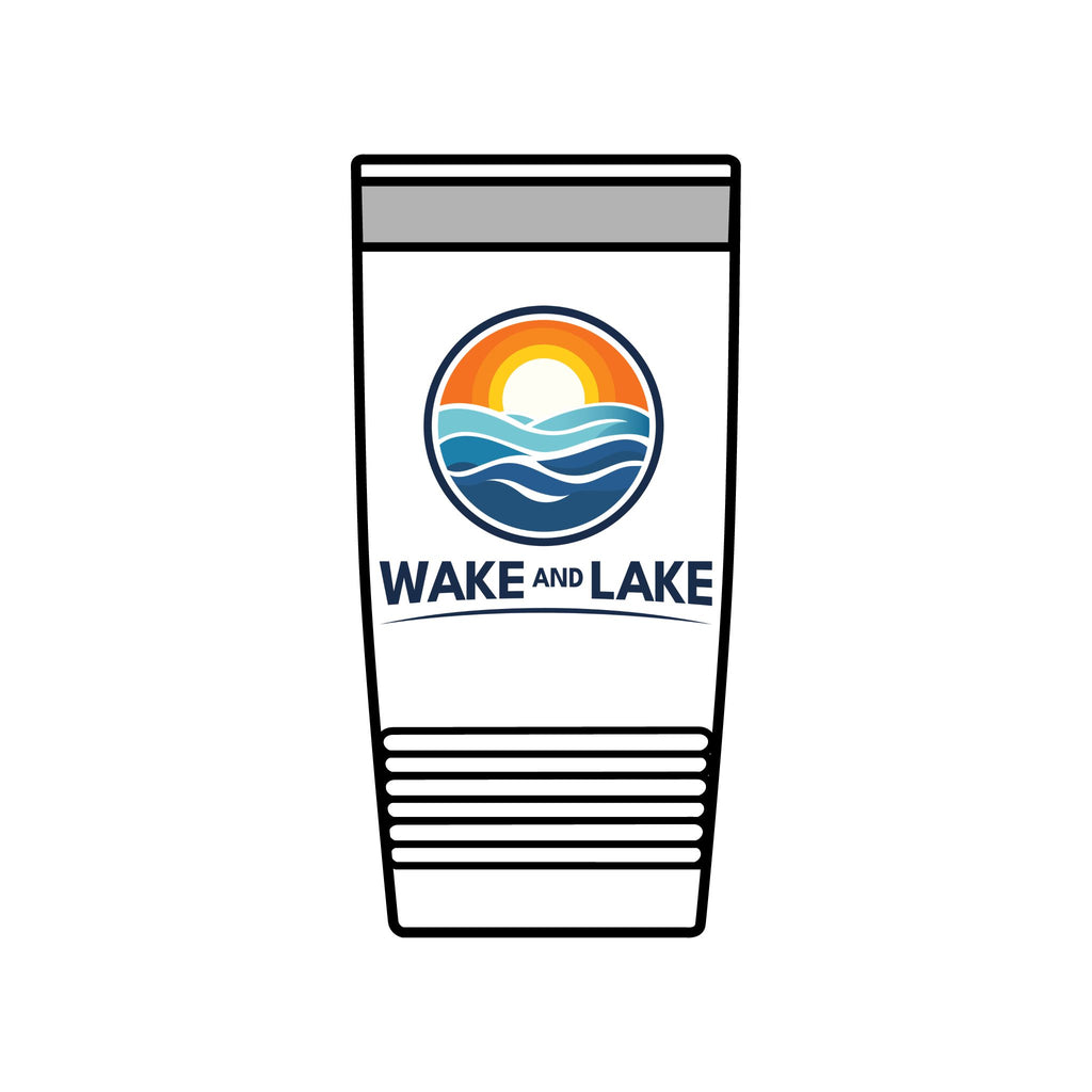 Wake and Lake WL Monogram White Tumbler on a dock table at sunrise
White insulated tumbler with WL monogram for lake life
Clean white Wake and Lake drinkware for boating days
Monogram white tumbler gift for lake enthusiasts
