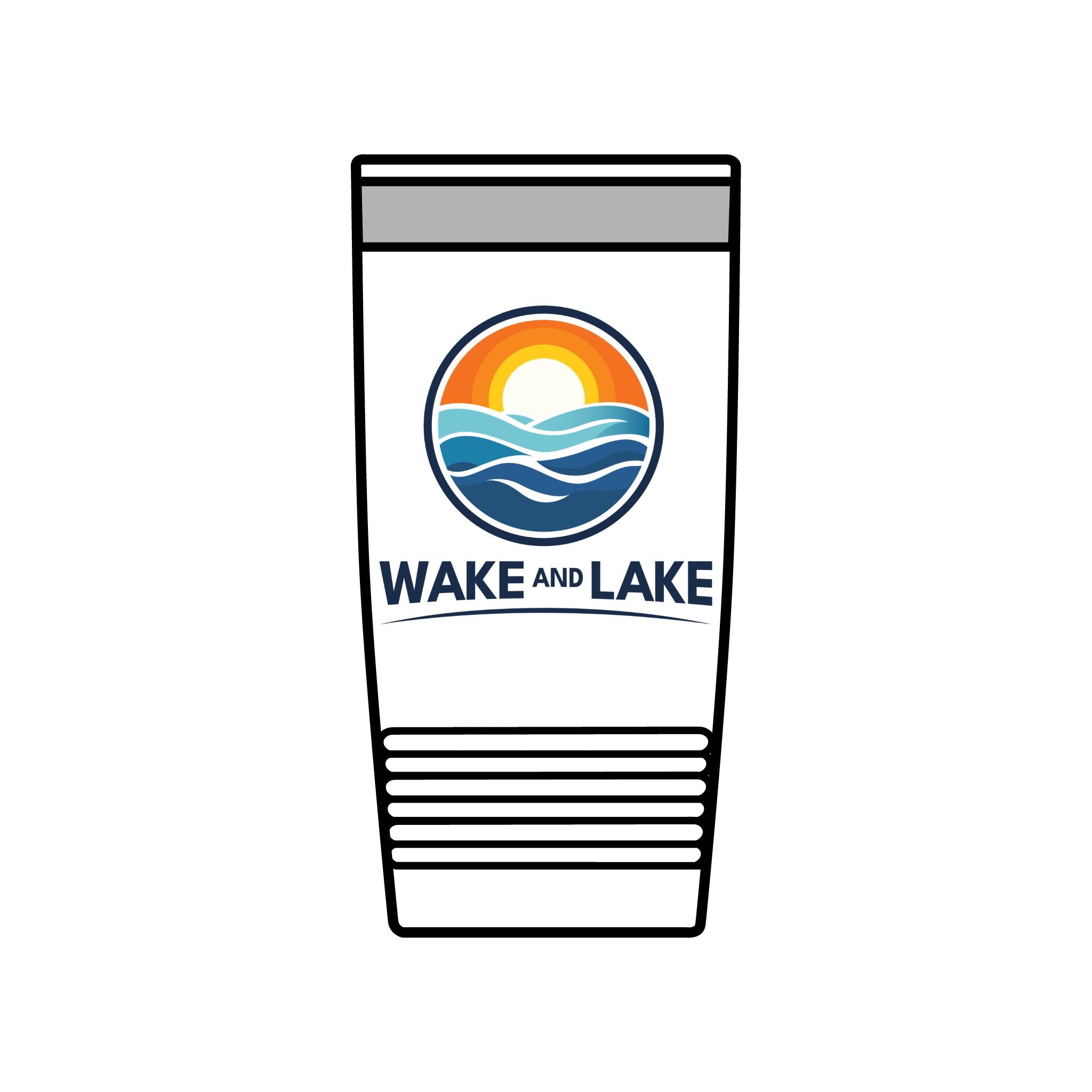 Wake and Lake WL Monogram White Tumbler on a dock table at sunrise
White insulated tumbler with WL monogram for lake life
Clean white Wake and Lake drinkware for boating days
Monogram white tumbler gift for lake enthusiasts
