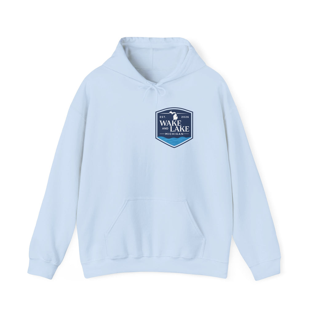 Wake and Lake Michigan Shield Hoodie