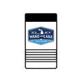 Wake and Lake Michigan Coordinate Badge Beverage Holder –Premium Polar Camel stainless steel construction
Double-wall vacuum insulated
Fits standard 12oz cans, 
WL Monogram back graphic
Classic white finish

