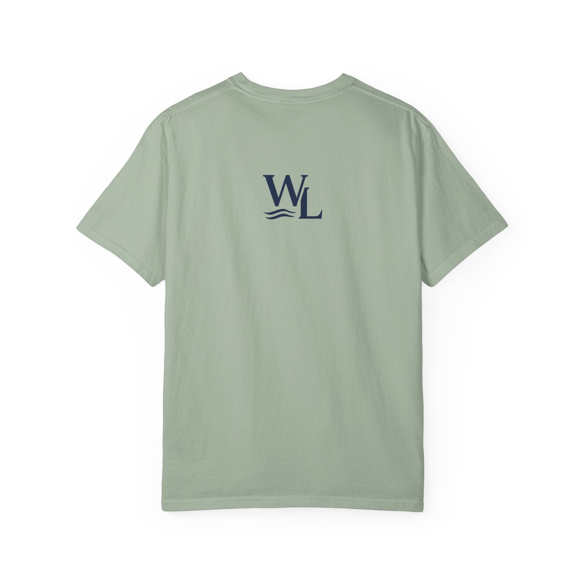 Wake and Lake Wordmark Tee worn at lakeside bonfire
Soft unisex cotton lake life t-shirt with chest wordmark
Wake and Lake branded everyday tee for boating weekends
Lake apparel t-shirt with clean Wake and Lake graphic


