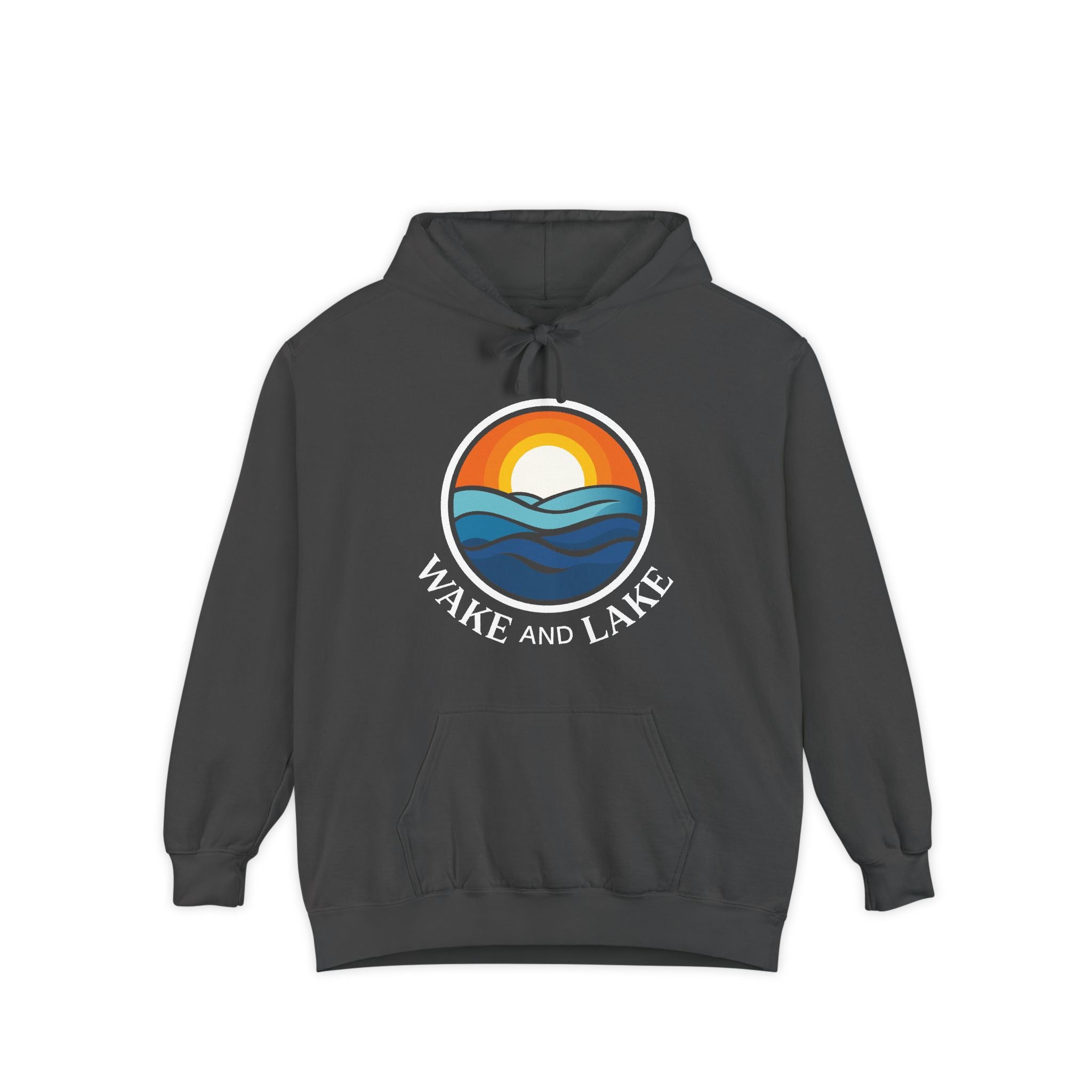 Wake and Lake Life Circle Crest Hoodie