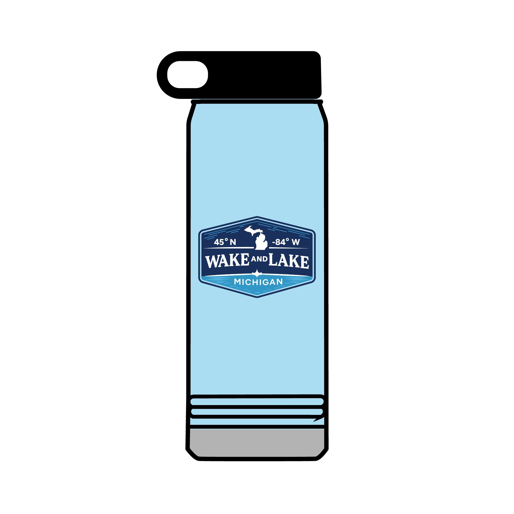 Michigan Coordinate Badge Water Bottle, Premium Polar Camel stainless steel
32oz capacity — all day hydration
Double-wall vacuum insulated
Keeps drinks cold 24 hours, hot 12 hours
Coordinate Badge front graphic
WL Monogram back graphic
Wide mouth opening
Light Blue