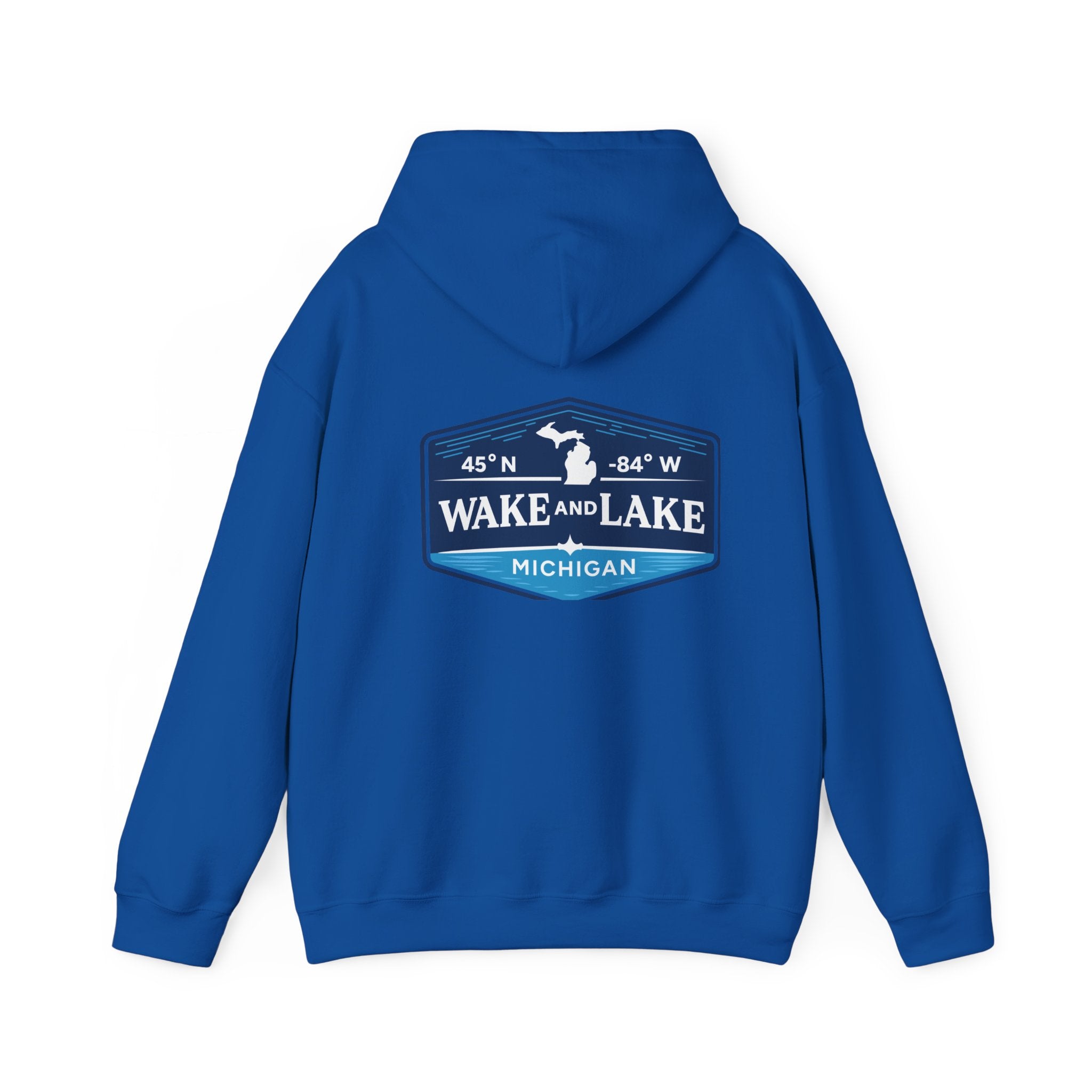 Wake and Lake Michigan Shield Hoodie
