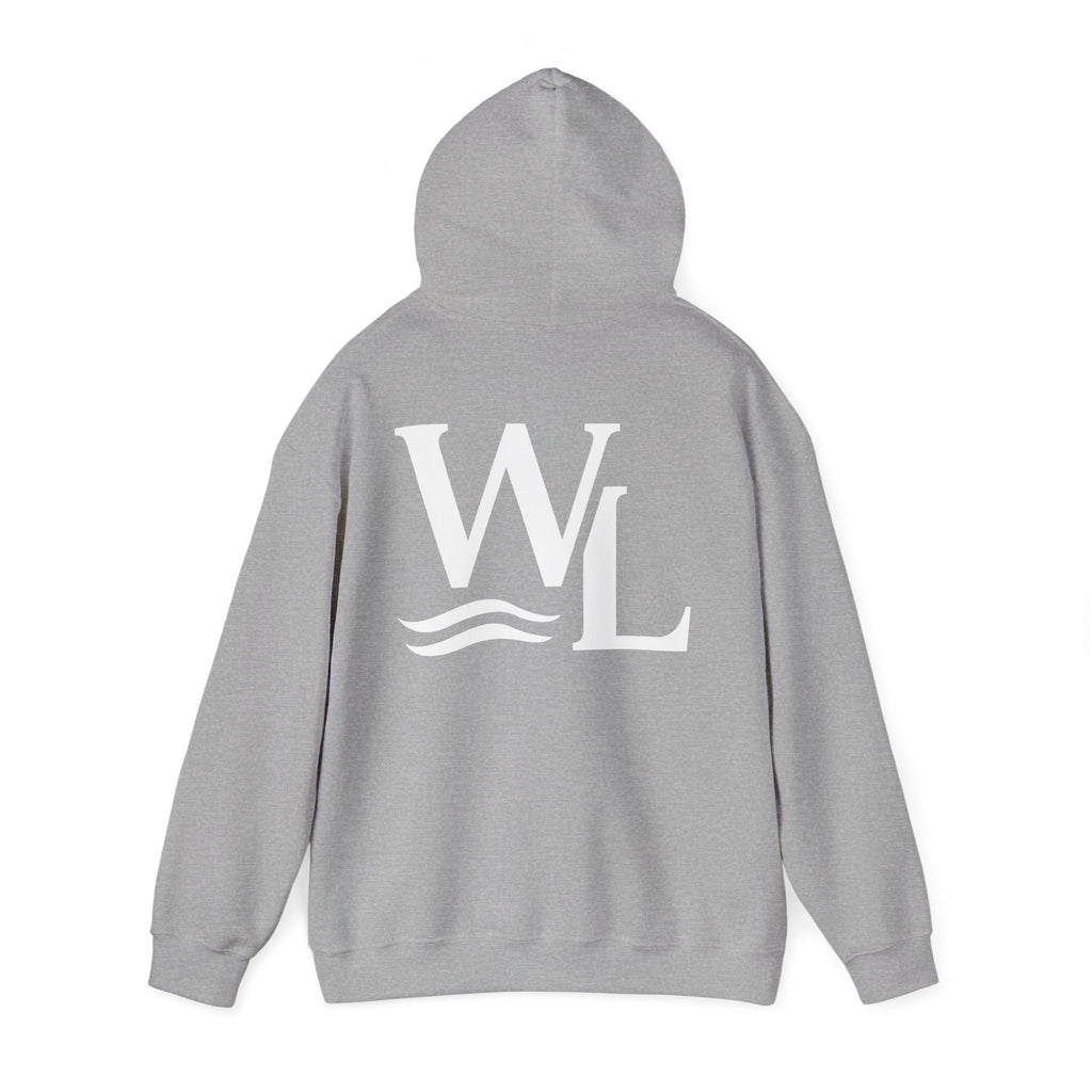 Wake and Lake Life Circle Crest Hoodie Light worn on a summer boat morning
Light-colored lake life sweatshirt with circle crest graphic
Natural white or sand lake hoodie for warm summer days
Soft light fleece with Wake and Lake circle crest design

