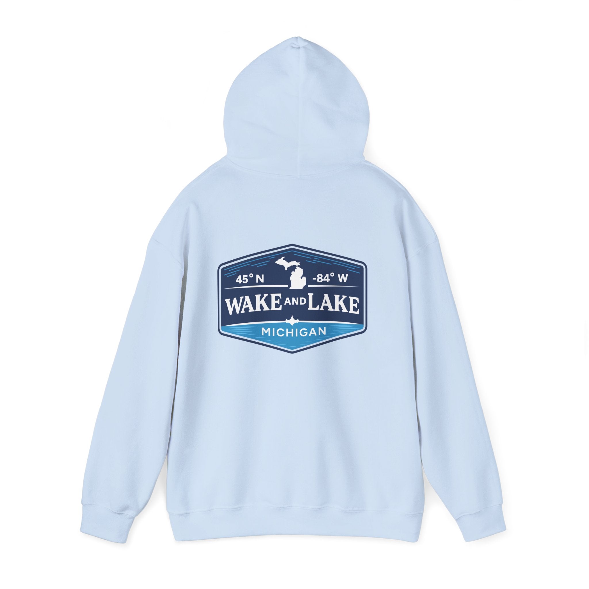 Wake and Lake Michigan Shield Hoodie