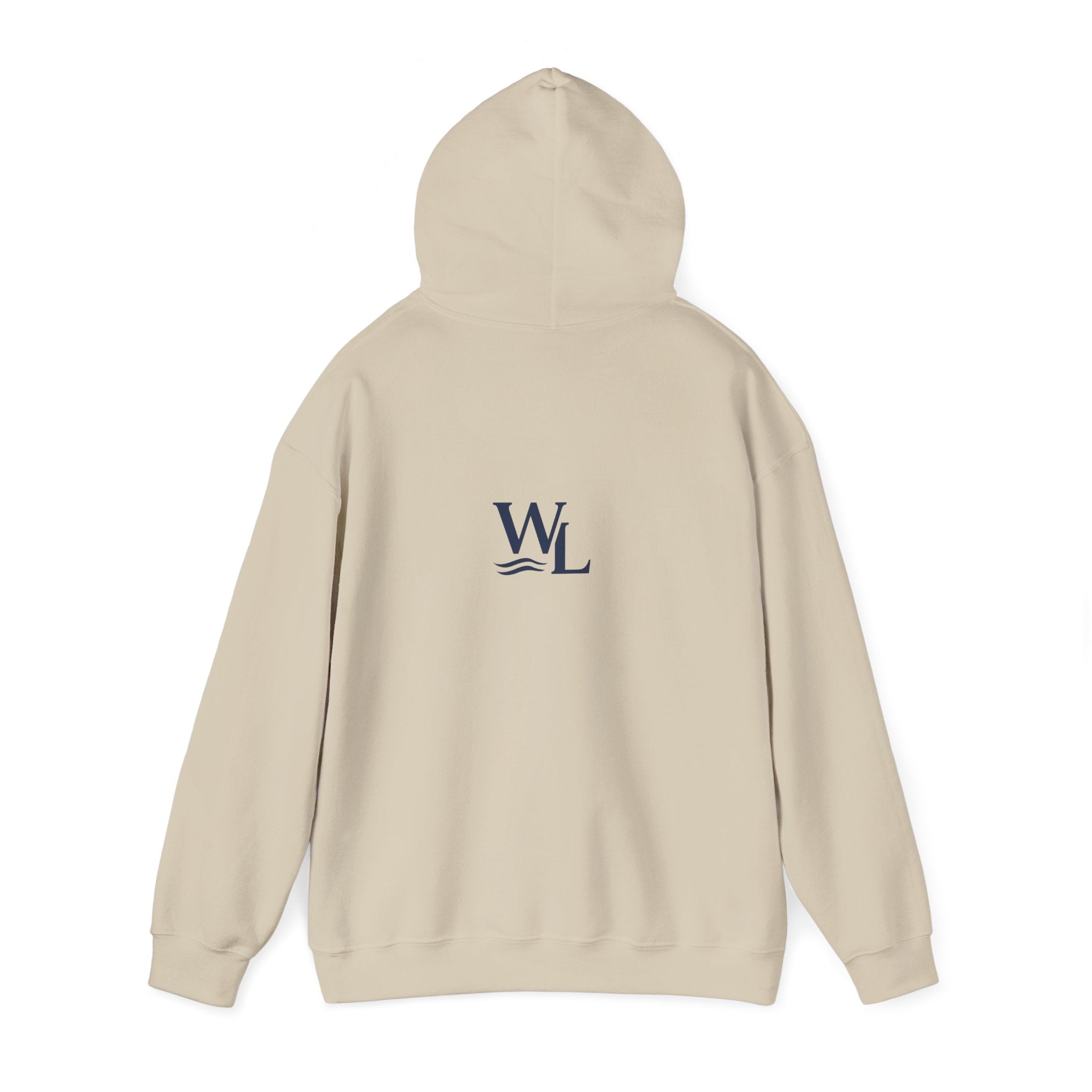 Wake and Lake Wordmark Hoodie worn on a boat dock at sunrise
Navy midweight lake hoodie with Wake and Lake chest graphic
Unisex lake life sweatshirt with wordmark logo
Wake and Lake branded hoodie for boating and outdoor wear
