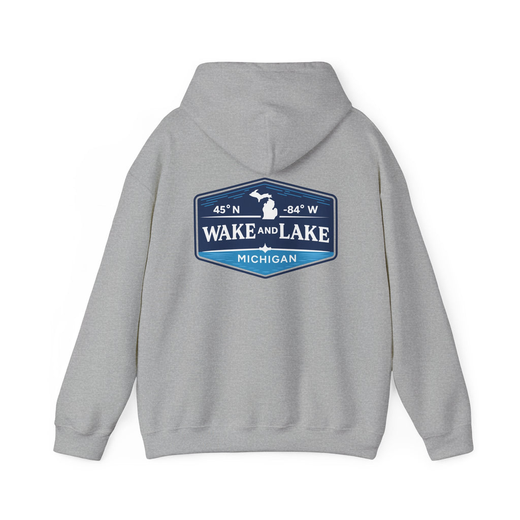 Wake and Lake Michigan Shield Hoodie