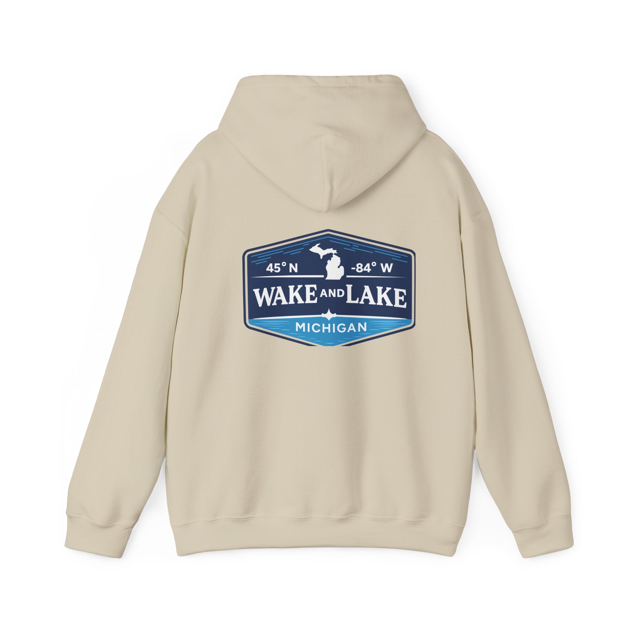 Wake and Lake Michigan Shield Hoodie
