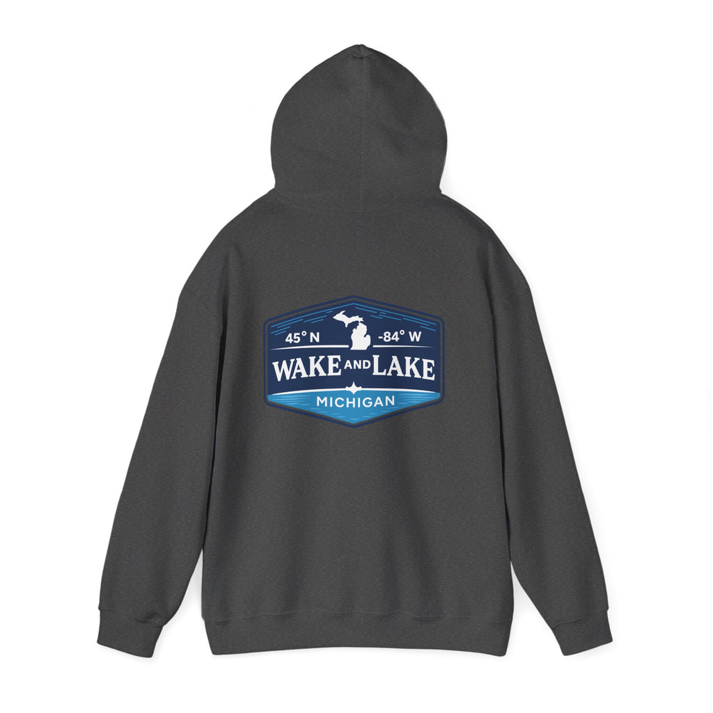 Wake and Lake Michigan Shield Hoodie