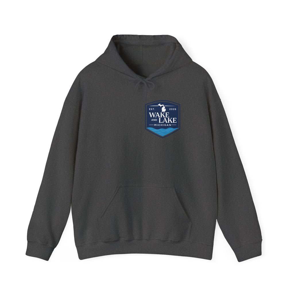Wake and Lake Michigan Shield Hoodie