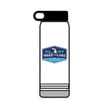 Wake and Lake Michigan Coordinate Badge White Water Bottle on a boat rail
Clean white insulated Michigan water bottle for lake days
Michigan coordinate badge drinkware for outdoor and boating use
White lake water bottle with Michigan Great Lakes graphic

