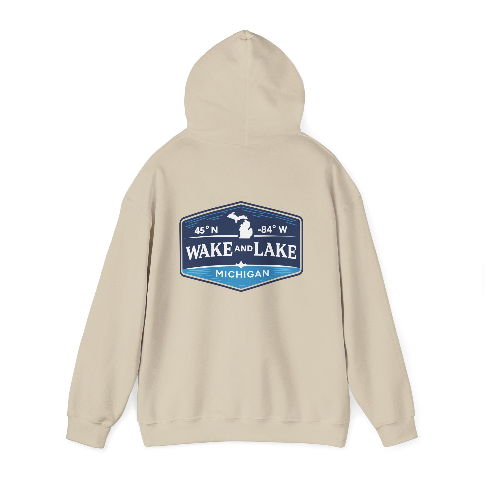 Wake and Lake Michigan Shield Hoodie