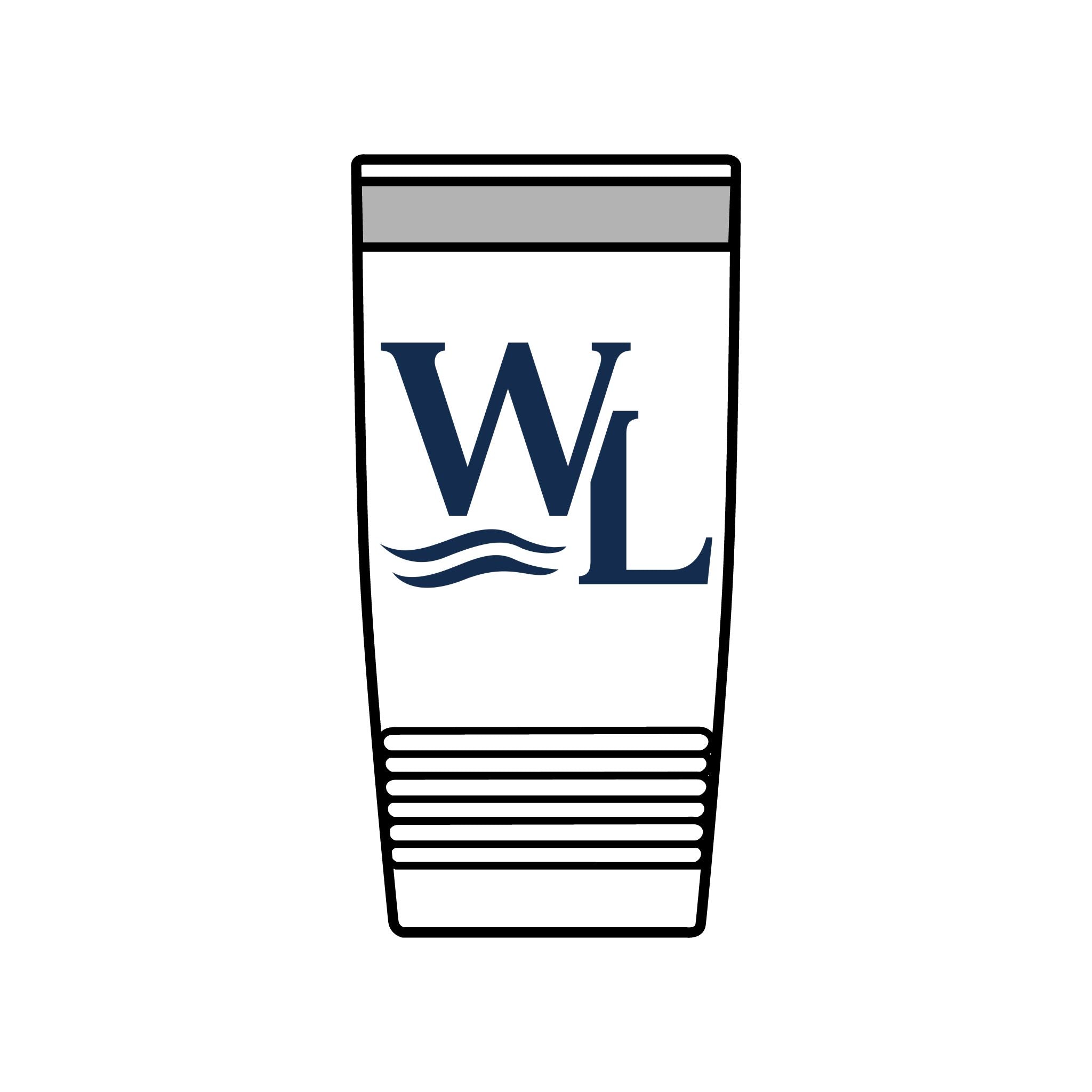Wake and Lake WL Monogram White Tumbler on a dock table at sunrise
White insulated tumbler with WL monogram for lake life
Clean white Wake and Lake drinkware for boating days
Monogram white tumbler gift for lake enthusiasts

