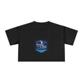 Wake and Lake Michigan Shield Women's Crop Tee – Relaxed