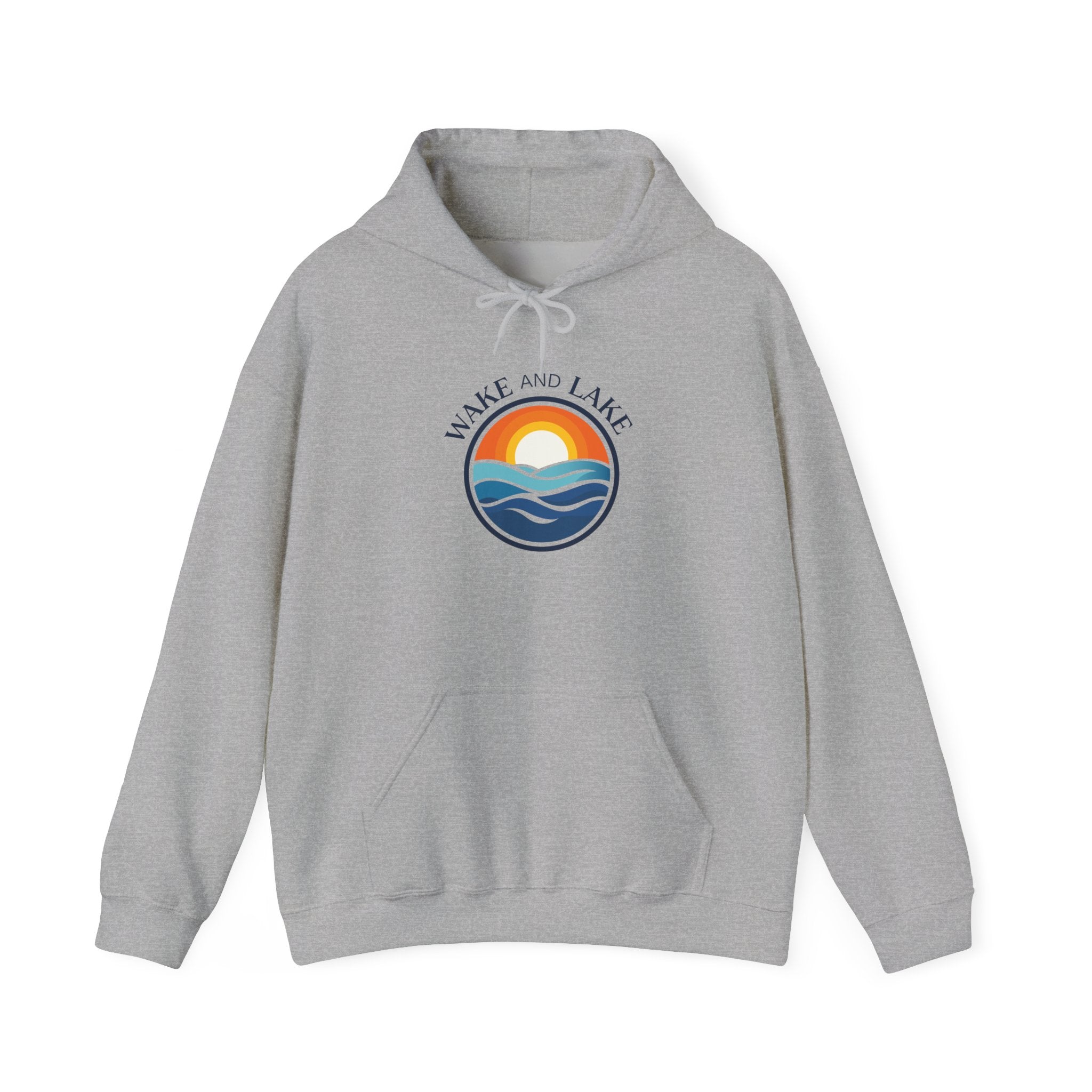 Wake and Lake Life Circle Crest Hoodie worn by a lakeside fire
Midweight lake life sweatshirt with circle crest graphic
Boating hoodie with Wake and Lake circle crest logo
Unisex lake life fleece hoodie with signature crest design
