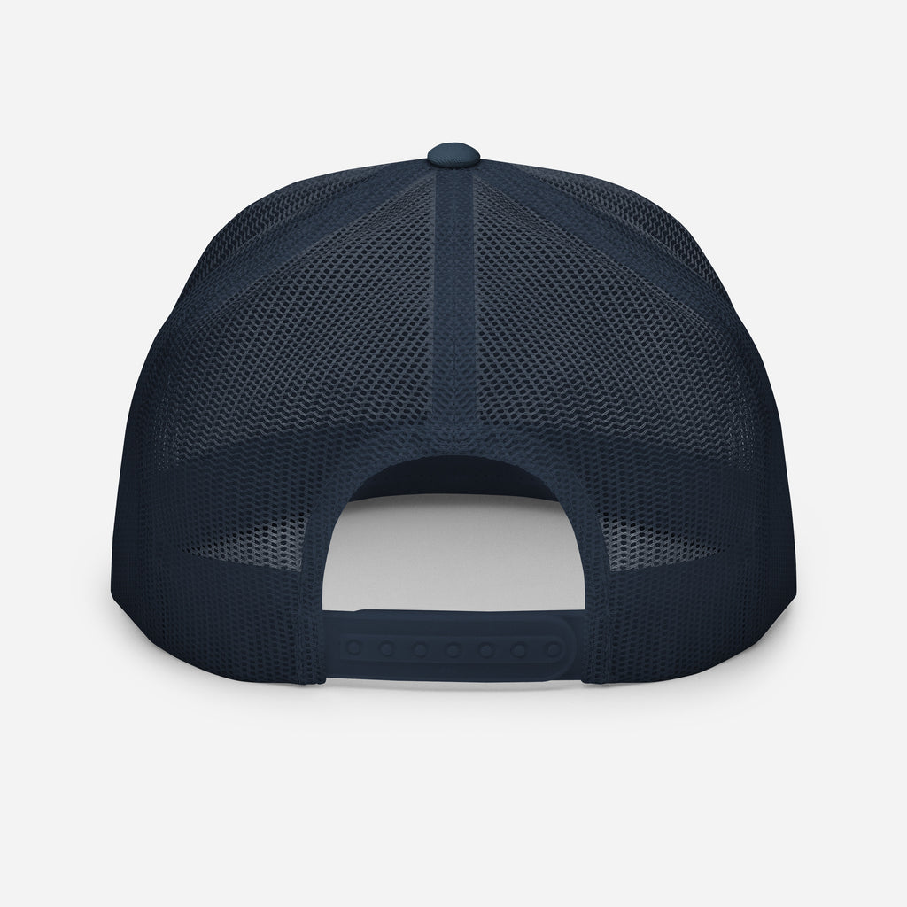 Wake and Lake WL Monogram Trucker Hat worn on a boat at sunrise
Breathable mesh trucker cap with WL monogram for lake life
Adjustable lake trucker hat with Wake and Lake branding
Classic snapback mesh hat with WL logo for boating
