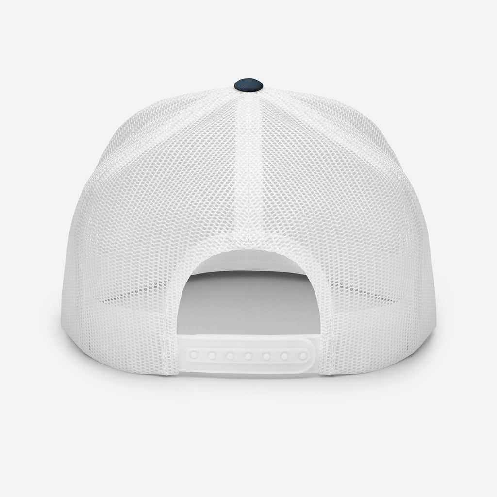 Wake and Lake WL Monogram Trucker Hat worn on a boat at sunrise
Breathable mesh trucker cap with WL monogram for lake life
Adjustable lake trucker hat with Wake and Lake branding
Classic snapback mesh hat with WL logo for boating
