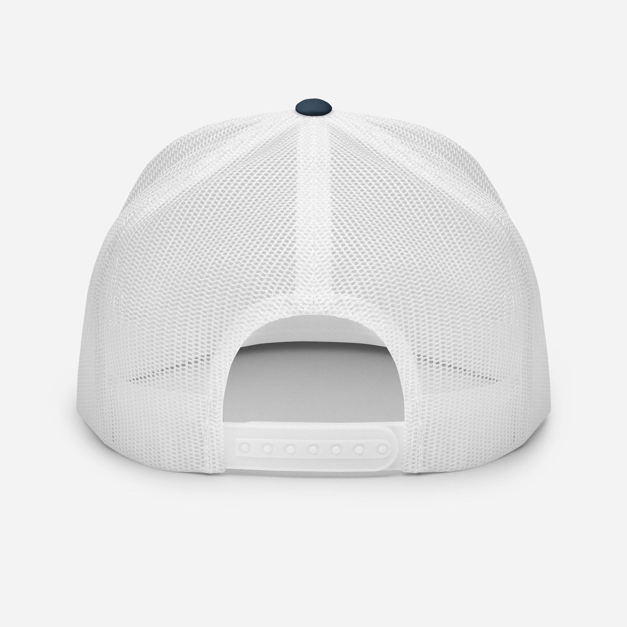 Wake and Lake WL Monogram Trucker Hat worn on a boat at sunrise
Breathable mesh trucker cap with WL monogram for lake life
Adjustable lake trucker hat with Wake and Lake branding
Classic snapback mesh hat with WL logo for boating
