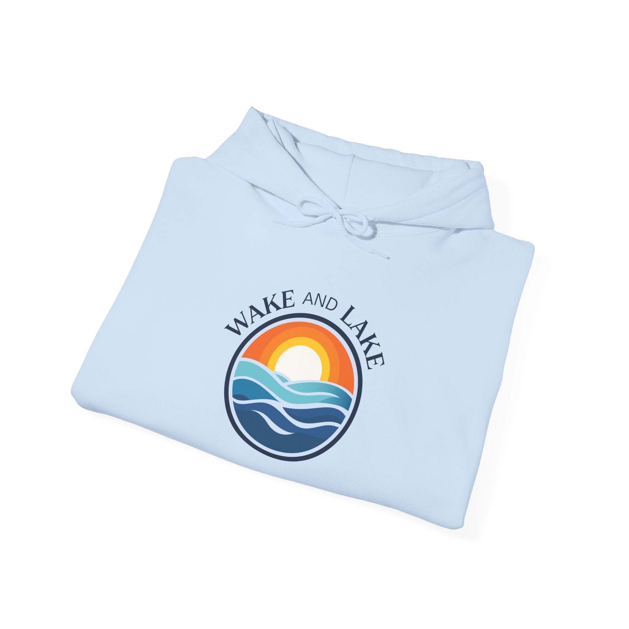 Wake and Lake Life Circle Crest Hoodie worn by a lakeside fire
Midweight lake life sweatshirt with circle crest graphic
Boating hoodie with Wake and Lake circle crest logo
Unisex lake life fleece hoodie with signature crest design
