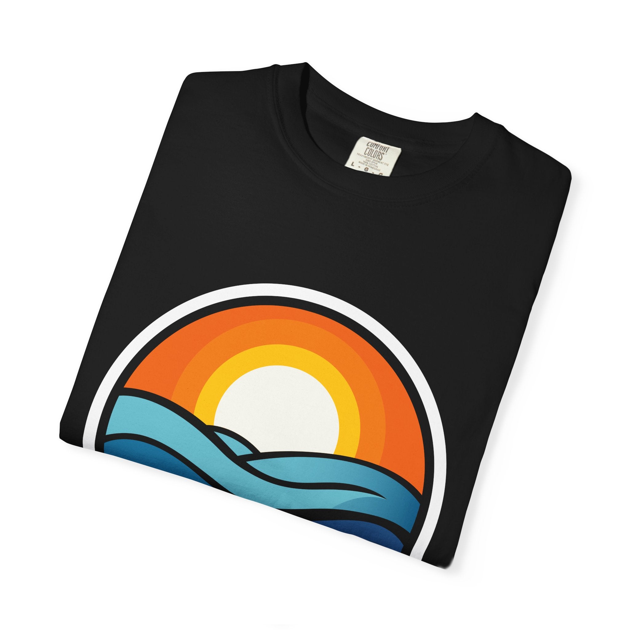 Wake and Lake Life Circle Crest Tee worn on a dock at sunset
Soft unisex lake life tee with bold circle crest graphic
Wake and Lake branded cotton t-shirt for summer boating
Circle crest logo tee for lake days and outdoor weekends

