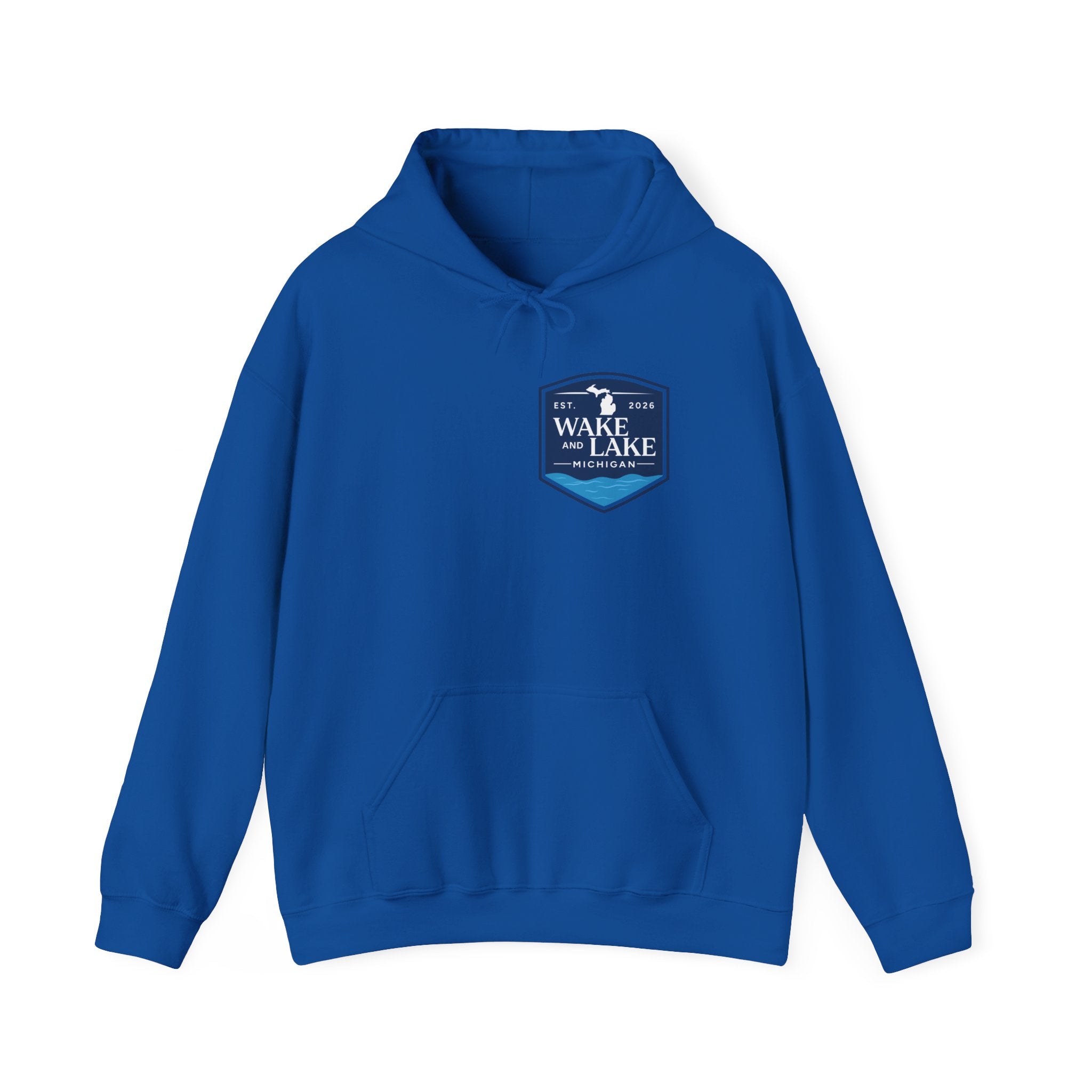 Wake and Lake Michigan Shield Hoodie