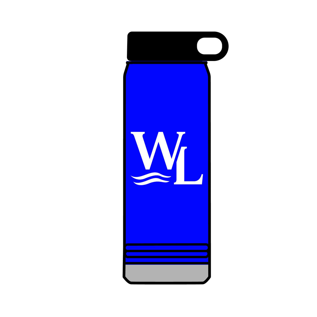 Michigan Coordinate Badge Water Bottle, Premium Polar Camel stainless steel
32oz capacity — all day hydration
Double-wall vacuum insulated
Keeps drinks cold 24 hours, hot 12 hours
Coordinate Badge front graphic
WL Monogram back graphic
Wide mouth opening
Royal Blue