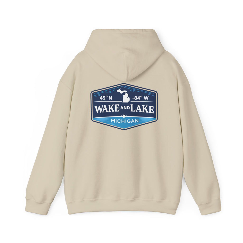 Wake and Lake Michigan Shield Hoodie