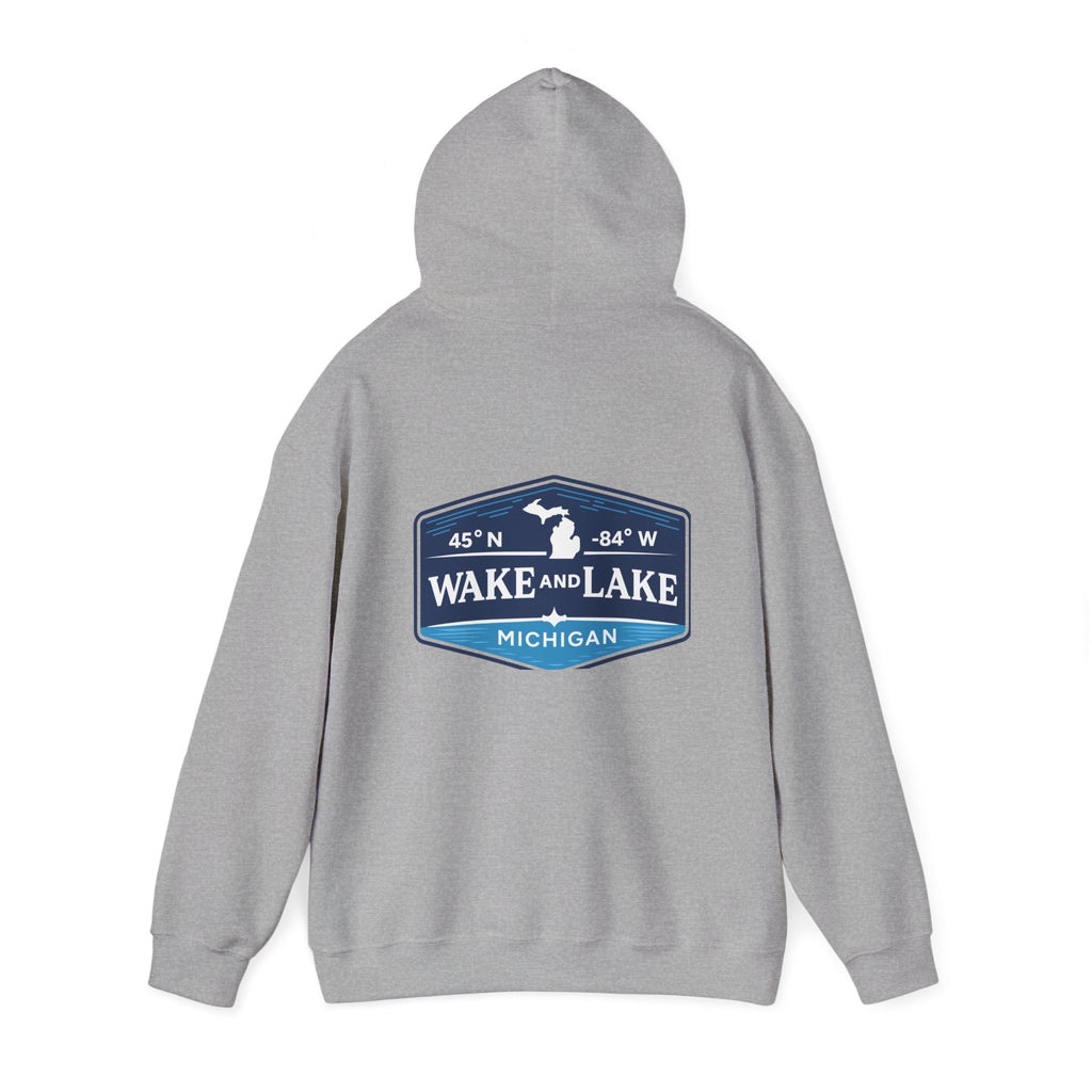 Wake and Lake Michigan Shield Hoodie
