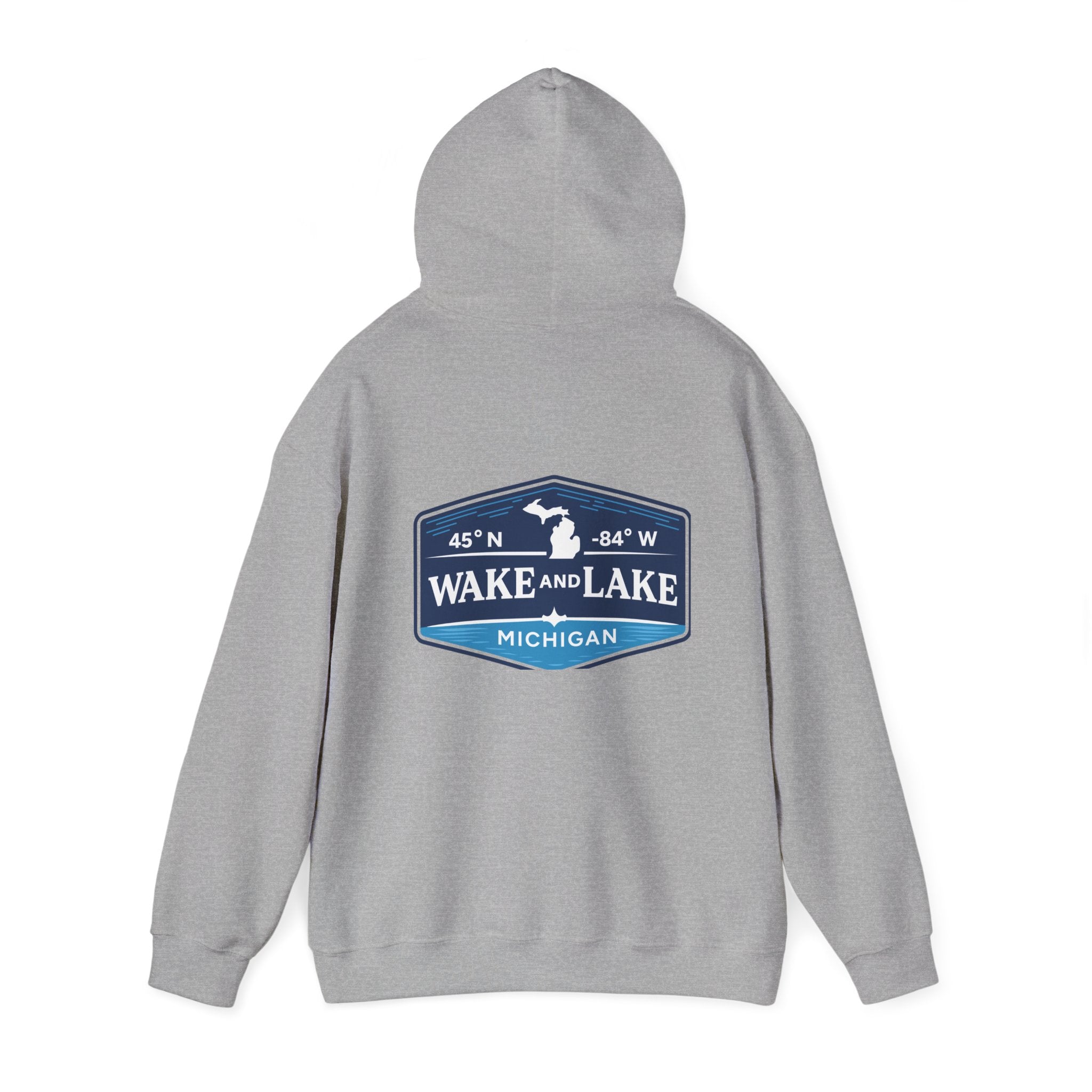 Wake and Lake Michigan Shield Hoodie